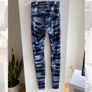 Blue Camo Lululemon Leggings